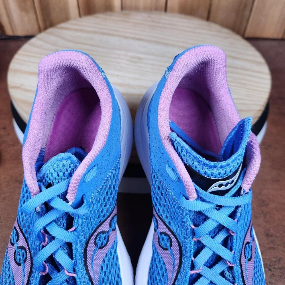 Saucony Kinvara 14 Shoes Womens 8 Blue Mesh Running Sneakers S10823-31 - Picture 9 of 9